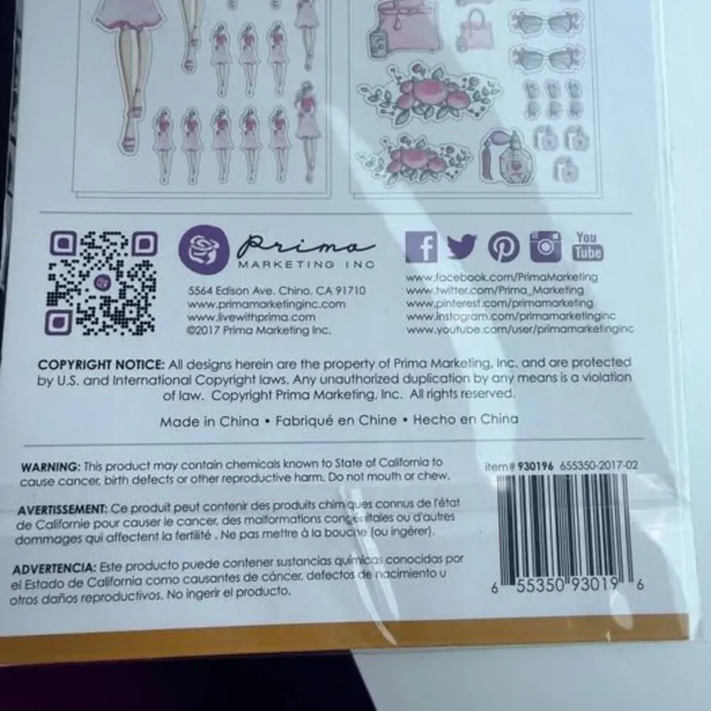 Prima Marketing Josefina Planner Stickers De La Crème